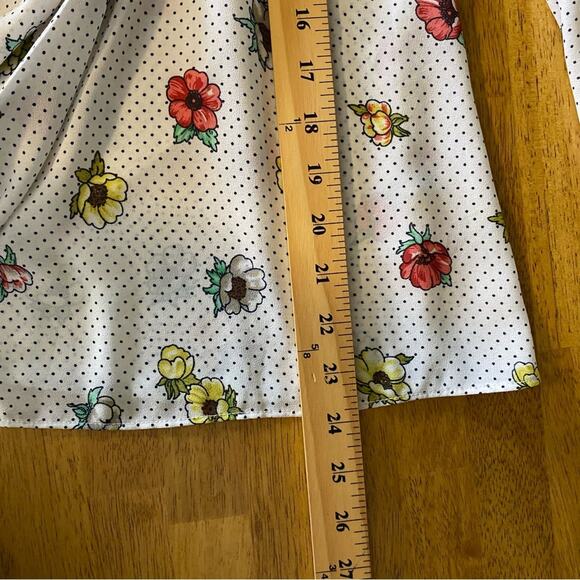 Nasty‎ Gal Collection Tied To You Floral Shirt Women’s Small Polka Dot Blouse - Picture 15 of 15
